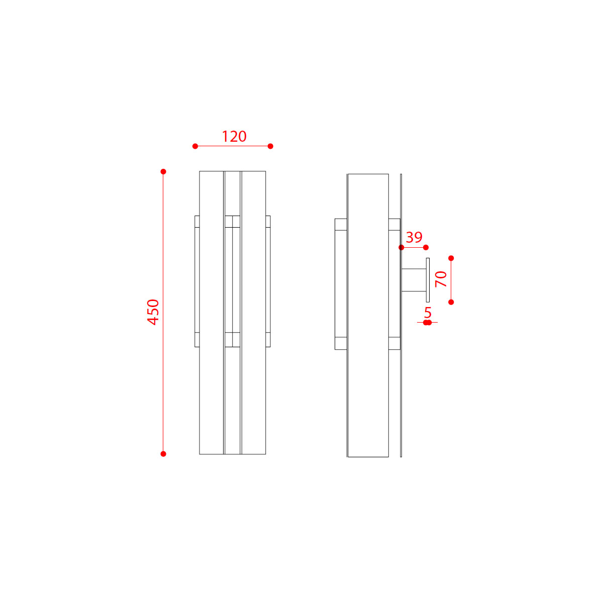 Excalibur 559.41 Wandleuchte