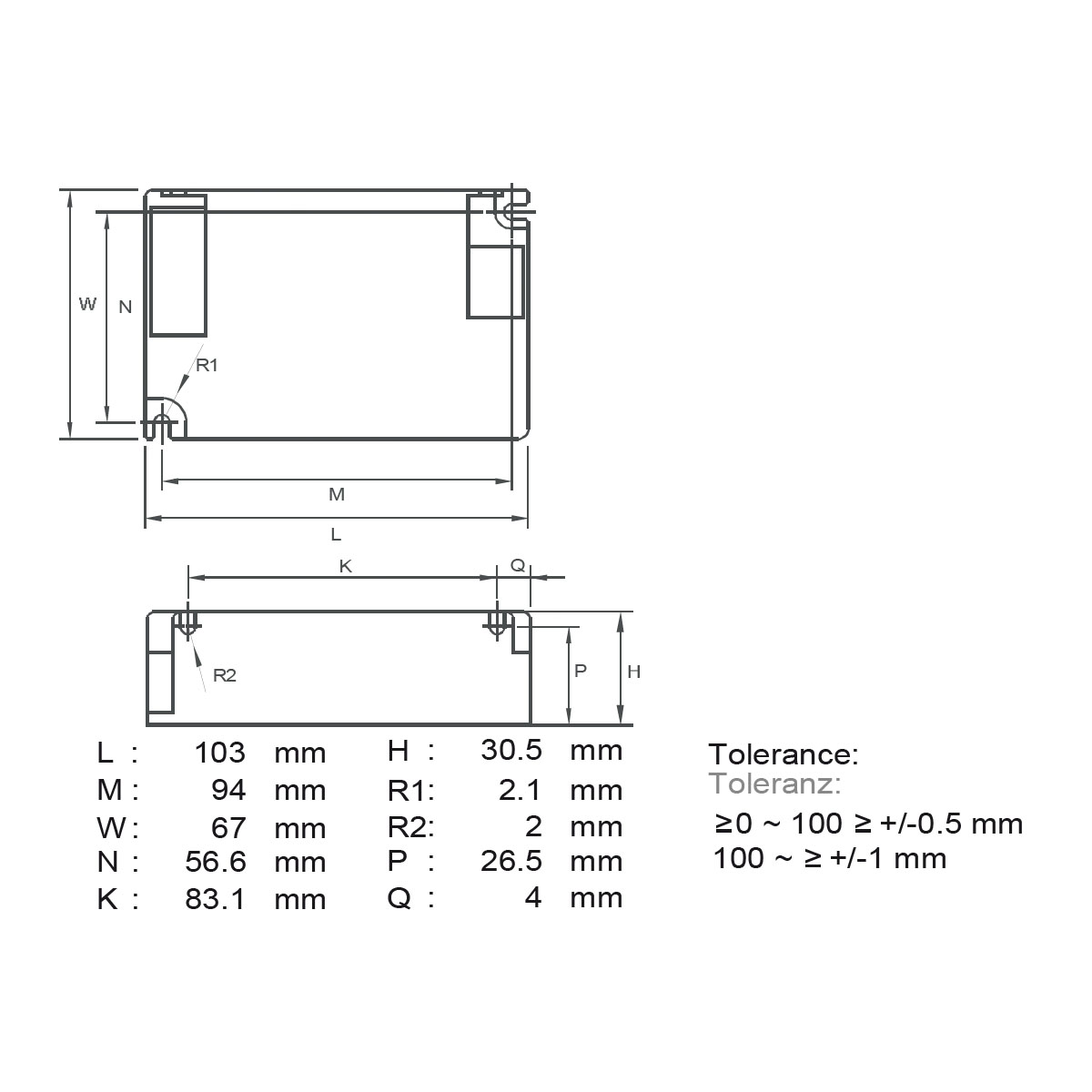 LED-Trafo, LTTC40W700LR-Z, Phasenabschnitt