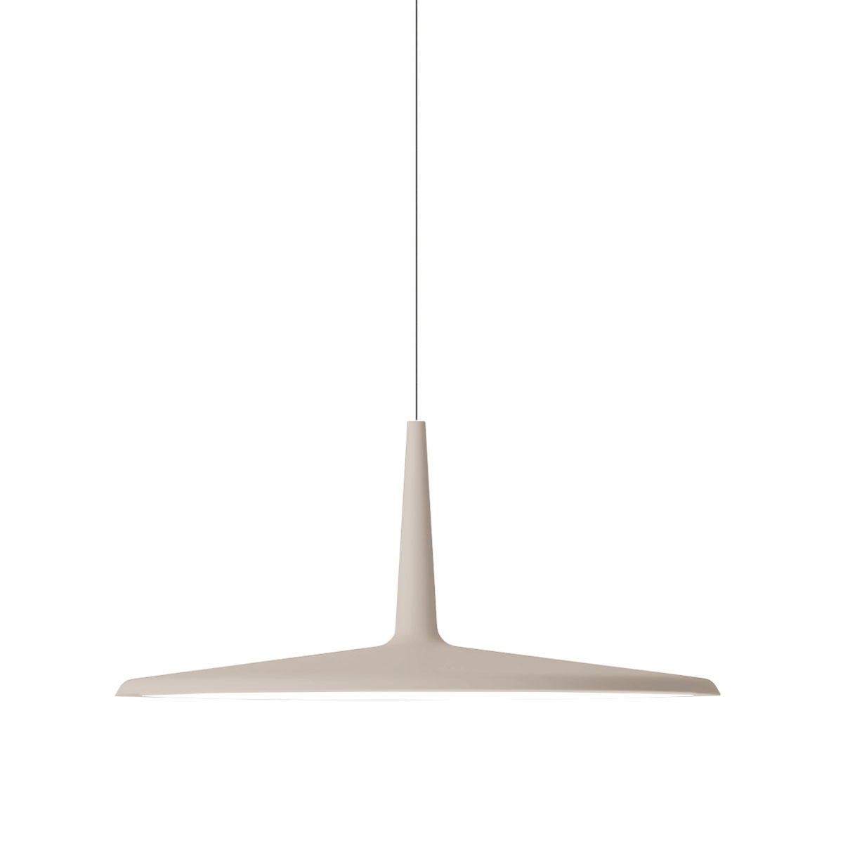 Skan 0275 Pendelleuchte, Ø: 60 cm, Beige, DALI, Extra-Warmweiß 2700K